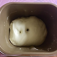 4:First rise in the bread machine bucket (optional but convenient)