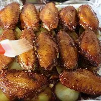 5:Brush with honey-water and finish baking