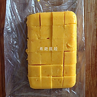 6:Cut with a hot knife and roll in coconut