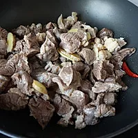 3:Sauté aromatics and beef